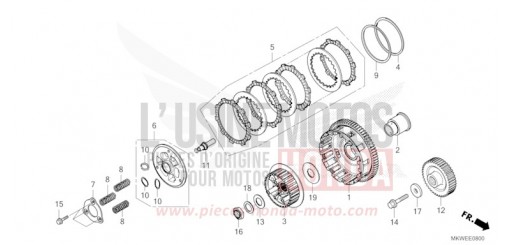 EMBRAYAGE (NC750XA) NC750XAS de 2025
